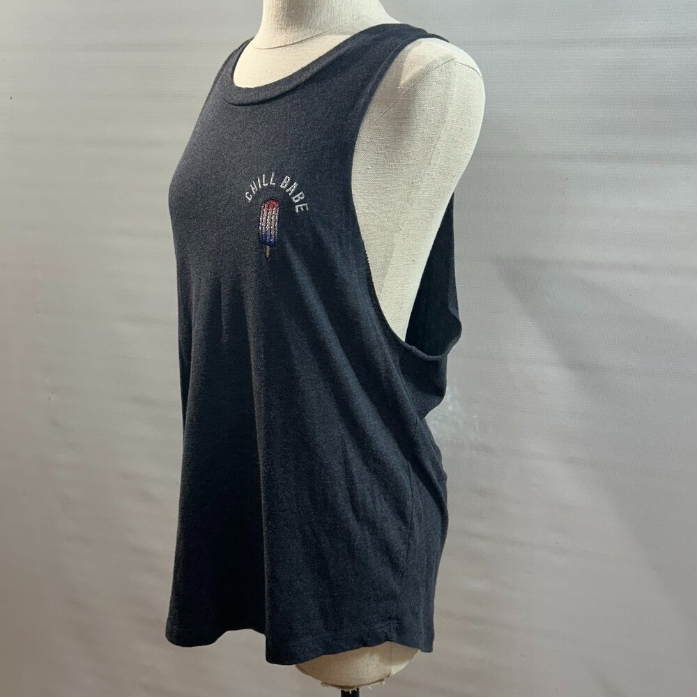 Pink Victoria’s Secret “chill Babe” large open side tank top women’s size Medium